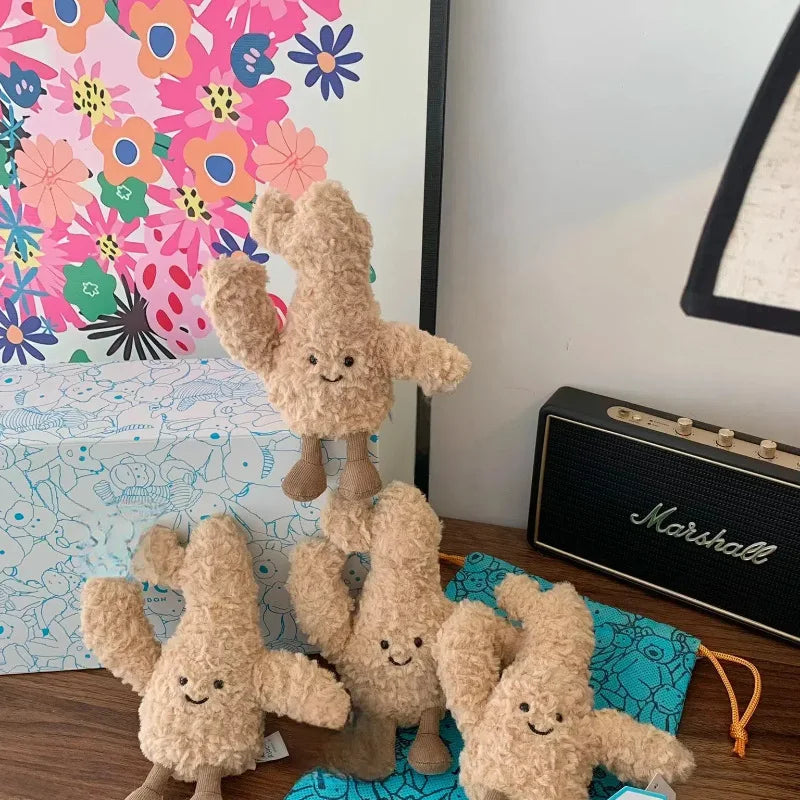 Apricot Lamb 18cm Ginger Plush Doll Cute Food Appease Doll Home Bedroom Ornaments Cat And Dog Interactive Toy Gift Jelly Apricot Lamb 18cm Ginger Plush Doll Cute Food Appease Doll Home Bedroom Ornaments Cat And Dog Interactive Toy Gift Jelly